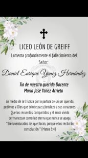 Sentidas Condolencias #somoslilegre #somoscomunidad #liceoleóndegreiff
