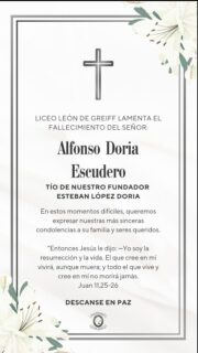 Sentidas Condolencias #somoslilegre #somoscomunidad #liceoleóndegreiff
