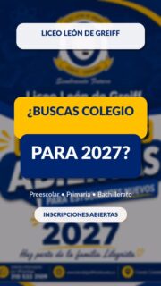 Ya están abiertas las inscripciones para estudiantes nuevos en Preescolar, Primaria y Bachillerato.

Haz parte de la familia Lilegrista y conoce nuestra propuesta educativa.

📩 Envíanos un mensaje y recibe toda la información.
📲 WhatsApp: 310 533 3109
🌐 leondegreiffcerete.edu.co
📍 Cereté, Córdoba

#Inscripciones2027 #Cereté #FamiliaLilegrista