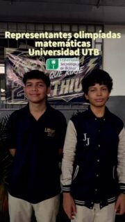 📚✨ Participación  Lilegrista en las Olimpiadas Matemáticas de la “UTB” ✨📚

El Liceo León de Greiff se enorgullece en anunciar la participación de los estudiantes José Stiven Guerrero Soria (11A) y Juan Salvador Jarava Sariego (11 Alfa) en las Olimpiadas Matemáticas de la Universidad Tecnológica de Bolívar (UTB) en Cartagena. 🏆✏️

Su presencia en este importante certamen refleja la excelente calidad educativa que ofrecemos, basada en la formación integral, la exigencia académica y el acompañamiento constante que caracteriza a nuestra institución. 🌟#somoslilegre #liceoleóndegreiff #orgullolilegrista #olimpíadas #matematicas