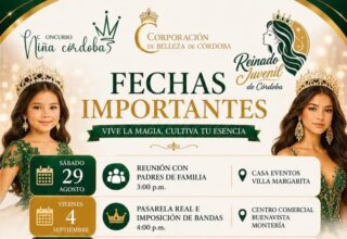 Los invitamos mañana a acompañar a Sara Sofía en la pasarela de Imposición de Banda de Niña Cereté en el concurso Niña Córdoba, a las 4pm en el Centro comercial Buanvista Montería. Tu apoyo y compañía es importante para Sara. #somoslilegre #reina #niñacordoba