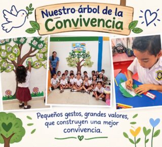 🌳💚 Nuestro árbol de la convivencia

En el Preescolar Lilegrista construimos juntos nuestro Árbol de la Convivencia, llenándolo de hojas que representan acciones sencillas para vivir mejor con los demás: respetar, compartir, ayudar, escuchar, ser amables, cuidar y resolver nuestras diferencias con amor.

Cada hoja es una pequeña enseñanza que nos recuerda que una buena convivencia se construye con nuestras acciones de cada día. 🌿💛 #somoslilegre #convivencia #árbol #liceoleondegreiff #cerete