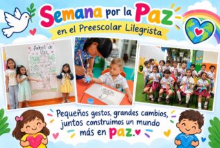 🕊️ Así se vivió la Semana por la Paz en nuestro Preescolar Lilegrista 💙🌈

Durante esta semana, nuestros niños vivieron momentos llenos de amor, respeto, amistad y solidaridad. Construimos juntos nuestro Árbol de la Paz, compartimos mensajes llenos de buenos deseos y realizamos hermosas manualidades con palomas, en las que resaltamos acciones y valores que nos ayudan a construir una convivencia más armoniosa.

🌿🕊️ Porque desde pequeños aprendemos que cada gesto de amor, respeto y amistad puede convertirse en una semillita de paz. 💕#somoslilegre #liceoleondegreiff #paz #semanaporlapaz