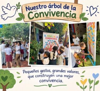 🌳 ¡Celebramos el Día de la Convivencia Escolar! 🕊️✨
Llenamos de color “Nuestro árbol de la Convivencia” 🏫❤️. Con risas y trabajo en equipo, estudiantes y docentes nos unimos para sembrar respeto, empatía y buen trato en nuestro colegio.
🤝 La armonía se construye todos los días con pequeños gestos. ¡Gracias a toda la comunidad por hacerlo posible!
👇 ¿Qué valor o gesto sumas hoy para convivir mejor? 👇
#díadelaconvivenciaescolar #convivenciasana #nuestrosvalores #somoslilegreg